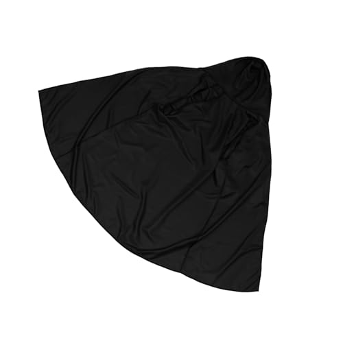 Veemoon Kapuzenumhang Mit Kapuze Cosplay Plüsch Haube Capes Mantel Halloween Kostüm Erwachsene Polyester Black von Veemoon