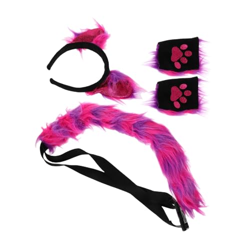 Veemoon Katzenkostümset Damen mit Verstellbarem und Katzenohren Haarreif aus Weichem Kunstfell für Cosplay Party Maskerade und Halloween Leicht und Auffällig Teilig Veemoon Katzenkostümset Damen mit Verstellbarem und Katzenohren Haarreif aus Weichem Kunstfell für Cosplay Party Maskerade und Halloween Leicht und Auffällig Teilig von Veemoon