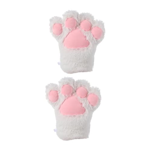 Veemoon Katzenpfoten Handschuhe Für – Plüsch Cosplay Handschuhe - Ideal Für Partys Und Kostüme - Perfekt Für Kleine Katzenliebhaber Und Kreative Verkleidungen von Veemoon