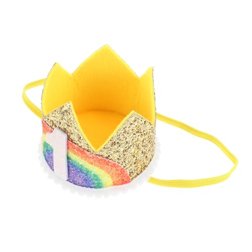 Veemoon Kindergeburtstags Krone Haarreif Leichter Regenbogen Geburtstagskopf Schmuck Realistische Tiara Haarschmuck für Mädchen Komfortabel und Hautfreundlich als Fotorequisite und Veemoon Kindergeburtstags Krone Haarreif Leichter Regenbogen Geburtstagskopf Schmuck Realistische Tiara Haarschmuck für Mädchen Komfortabel und Hautfreundlich als Fotorequisite und von Veemoon