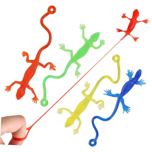Veemoon Klebrige -Geckos - 5 Stück Dehnbare Eidechsenspielzeuge Für Lustige Squishy Tiere Perfekte Partygeschenke Und Für Kreative Spielstunden Veemoon Klebrige -Geckos - 5 Stück Dehnbare Eidechsenspielzeuge Für Lustige Squishy Tiere Perfekte Partygeschenke Und Für Kreative Spielstunden von Veemoon