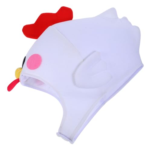 Veemoon Kostüm Kleine Hut Für Plüsch Hühnerkopfbedeckung Für Fasching Halloween Und Foto-requisiten Und Lustig Tierische Kopfbedeckung Für Partys Und Cosplay von Veemoon