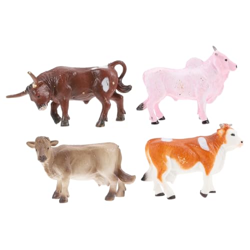 Veemoon Kuh Set – 4 Stück Rinder Figuren Aus Kunststoff - Ideale Deko Für Sammler - Pädagogische Requisiten Und Kreative Spielideen Für Und Erwachsene Veemoon Kuh Set – 4 Stück Rinder Figuren Aus Kunststoff - Ideale Deko Für Sammler - Pädagogische Requisiten Und Kreative Spielideen Für Und Erwachsene von Veemoon