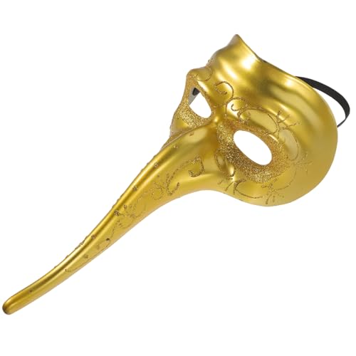 Veemoon Lange Nasenmaske Halloween-weihnachten Maskerade Nase Hund Halloween Goldene Maske Lange Nasenmaske Halloween Masken Unheimlich Maskerademaske Maske Led-maske Dekorationen Plastik von Veemoon