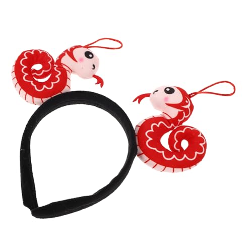 Veemoon Leichtes Schlangen Haarband Cartoon Kostüm Haarschmuck Niedliches Schlangen Stirnband für Alltag Party Cosplay Komfortables Vielseitiges Accessoire für Mädchen und Damen von Veemoon