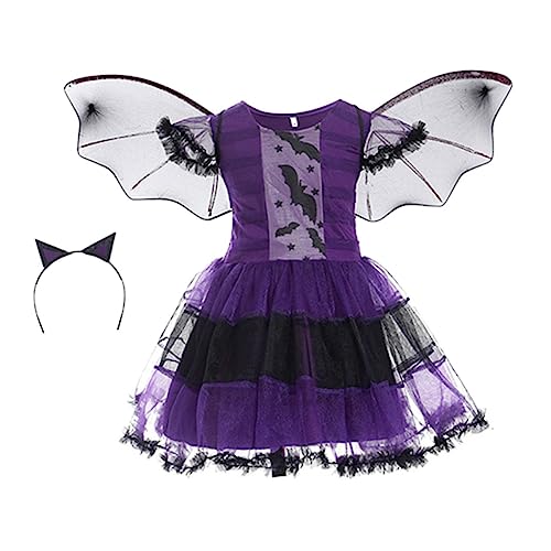 Veemoon Mädchen Halloween Kostüm Umhang Mit Kapuze Für Cosplay Und Halloween Partys Für Kleine Hexen Und Zauberhafte Auftritte von Veemoon