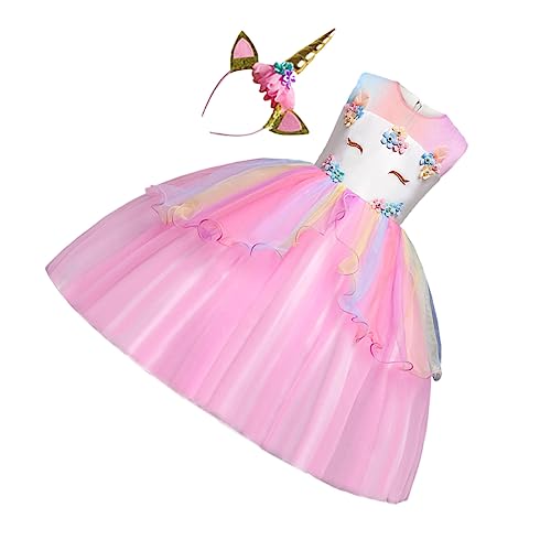 Veemoon Mädchen Kleid Für Partys Prinzessin Kostüm Mit Haarreifen Festliches Cosplay Outfit Für Tüll Und Unregelmäßiger Schnitt Veemoon Mädchen Kleid Für Partys Prinzessin Kostüm Mit Haarreifen Festliches Cosplay Outfit Für Tüll Und Unregelmäßiger Schnitt von Veemoon