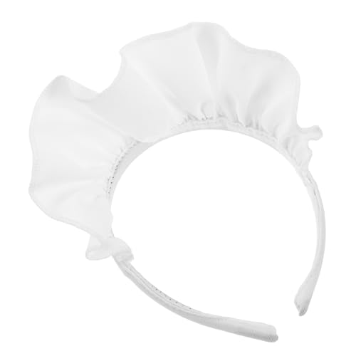 Veemoon Dienstmädchen-kopfstück Weiß Breit Haarreif Kopfbedeckung Kostüm Cosplay Make-up Party Gesicht Haarband Stirnband Ornament Accessoire Veemoon Dienstmädchen-kopfstück Weiß Breit Haarreif Kopfbedeckung Kostüm Cosplay Make-up Party Gesicht Haarband Stirnband Ornament Accessoire von Veemoon