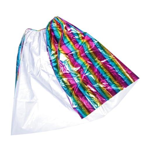 Veemoon Mascarade-Umhang für klein Regenbogen Kap Halloween Feier Cosplay Umhang Karnevalskostüme Paraden Kostüm Cosplay-Umhang Karnevalsumhang Party-Umhang Polyester (Polyester) von Veemoon