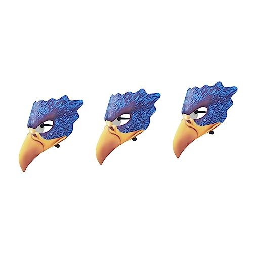 Veemoon Maske Für Cosplay – Hochwertige - Überzogene Maske Mit Blauem Adlermuster - Ideal Für Halloween Karneval Und Kostümpartys – Perfektes Kostümzubehör Für Tierfans von Veemoon