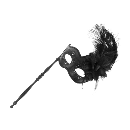 Veemoon Plume Maske Mit Stick Für Halloween Und Karneval Handgefertigte Cosplay-maske Für Maskenbälle Und Partys Vielseitig Und Dekorativ Für Erwachsene Und Frauen Veemoon Plume Maske Mit Stick Für Halloween Und Karneval Handgefertigte Cosplay-maske Für Maskenbälle Und Partys Vielseitig Und Dekorativ Für Erwachsene Und Frauen von Veemoon
