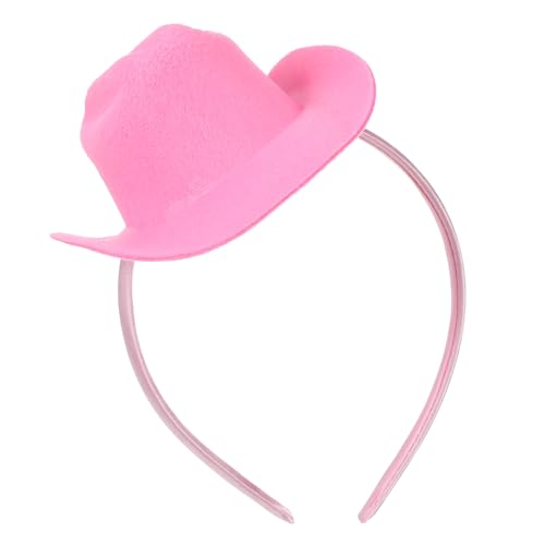 Veemoon Mini Cowgirl Hut Stirnband Süßes Kostüm Haarband für Karneval Cosplay und Partys Vielseitig und Elastisch für Verschiedene Anlässe von Veemoon