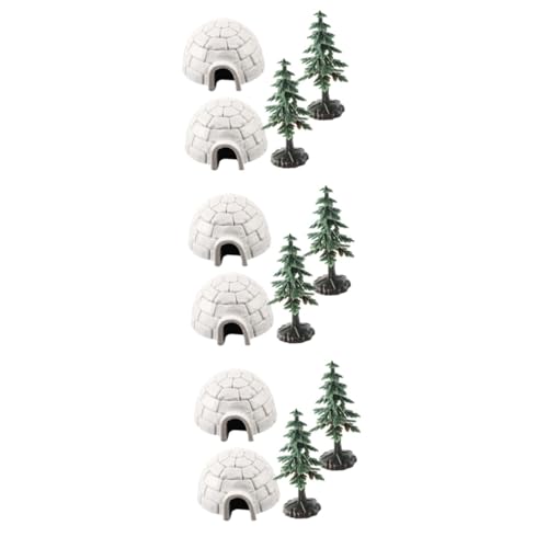 Veemoon Mini-Weihnachtsbaum Set Mit Iglu-förmigen Figuren Lebensechtes Eishaus Modell Für Kreative Sandtischdekoration Und Als Kuchenaufsatz Ideal Für Frühes Lernen Und Weihnachtsdeko Veemoon Mini-Weihnachtsbaum Set Mit Iglu-förmigen Figuren Lebensechtes Eishaus Modell Für Kreative Sandtischdekoration Und Als Kuchenaufsatz Ideal Für Frühes Lernen Und Weihnachtsdeko von Veemoon