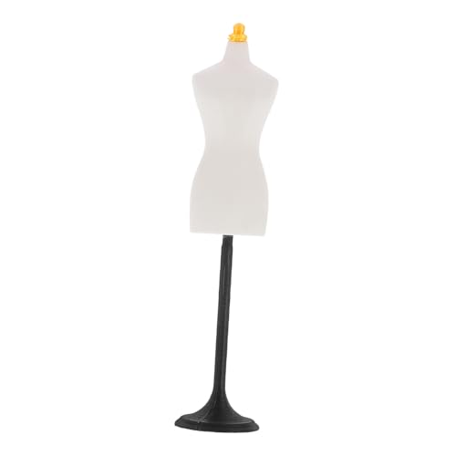 Veemoon Miniatur Puppenbüste mit Stabilem Standfuß Weißes Mannequin für Puppenkleider und Schmuckdisplay Leichter Tragbarer Kleiderständer für Kindermode Design und Puppenzubehör Veemoon Miniatur Puppenbüste mit Stabilem Standfuß Weißes Mannequin für Puppenkleider und Schmuckdisplay Leichter Tragbarer Kleiderständer für Kindermode Design und Puppenzubehör von Veemoon