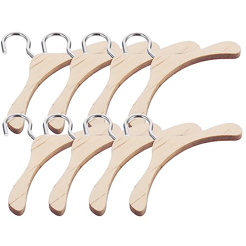 Veemoon Miniatur Puppenkleiderbügel Aus Holz - 10 Stück Set - Ideal Als Puppenzubehör Für Kreative Puppenliebhaber Perfekt Für BJD Puppen Und Miniaturmode Veemoon Miniatur Puppenkleiderbügel Aus Holz - 10 Stück Set - Ideal Als Puppenzubehör Für Kreative Puppenliebhaber Perfekt Für BJD Puppen Und Miniaturmode von Veemoon