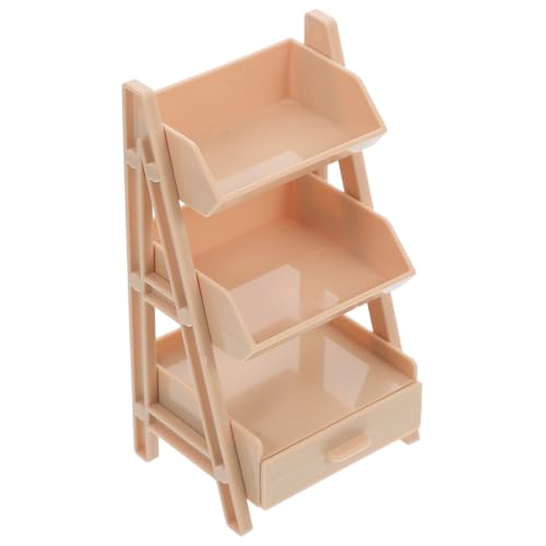 Veemoon Miniatur Regal Kleines Puppenhaus Bücherregal Dekoration Mini Miniatur Modell Regal Zubehör Mini Schrank Für Miniatur Pflanzen Miniatur Dinge Miniatur Möbel Kunststoff von Veemoon