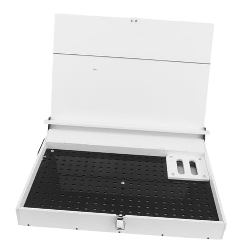Veemoon Modell Werkzeugregal Modellhalter Modell Kit Organizer Modell Werkzeug Aufbewahrungsregal Modell Kit Werkzeug Organizer Modell Farbregal Malwerkzeug Organizer Weißes PVC von Veemoon