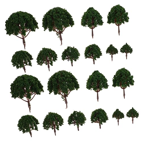 Veemoon 20 Stücke Modell Landschaft Landschaft Bäume 3cm-8cm Modell Bäume Für Modell Landschaft Landschaft von Veemoon