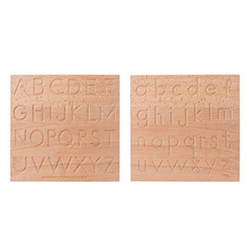 Veemoon Montessori Alphabet Tracing Board Aus Holz – Lernspielzeug Für Zur Von Feinmotorik Und Buchstabenkenntnissen in Der Vorschule Und Kleinkindbildung von Veemoon