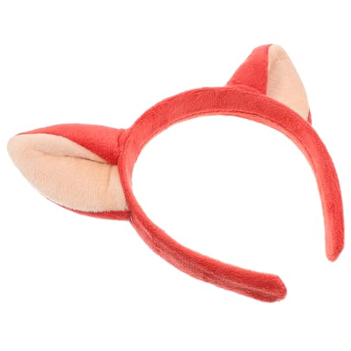 Veemoon Niedliches Plüschiges Fuchsohren Haarband Bequemes Stirnband für Kostüm und Themenpartys Vielseitiges Accessoire für Cosplay Karneval Halloween und Festliche Anlässe von Veemoon