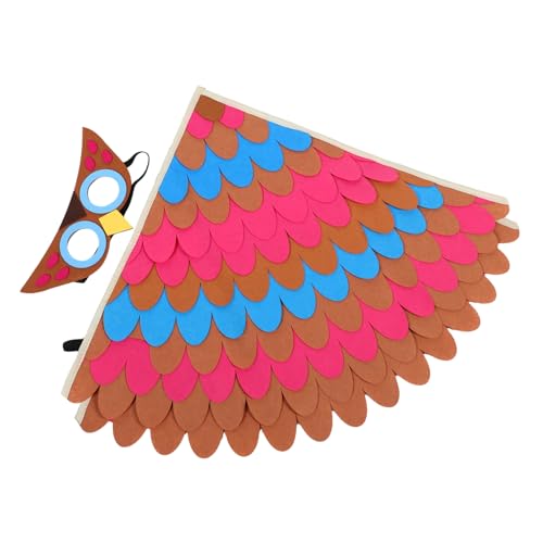 Veemoon Eulenflügel Kostümset Für Mädchen Atmungsaktive Tier-accessoires Für Halloween Und Cosplay Weichem Filz Für Bühnenaufführungen Und Themenpartys Veemoon Eulenflügel Kostümset Für Mädchen Atmungsaktive Tier-accessoires Für Halloween Und Cosplay Weichem Filz Für Bühnenaufführungen Und Themenpartys von Veemoon