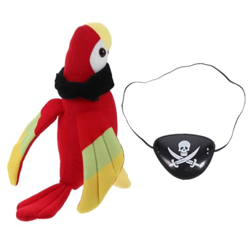 Veemoon Piratenpapagei Requisite Plüschtier Spielzeug Halloween Entzückender Piratenpapagei Für Halloween Veemoon Piratenpapagei Requisite Plüschtier Spielzeug Halloween Entzückender Piratenpapagei Für Halloween von Veemoon