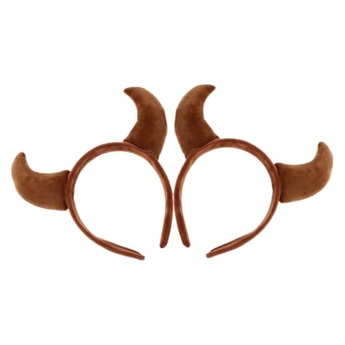 Veemoon Plüsch Kuh Hörner Stirnband Weiches Animal Horn Haarreif Bequemer Gothic Haarreif für Halloween Karneval Kostüm für Party Cosplay und Fotografie Veemoon Plüsch Kuh Hörner Stirnband Weiches Animal Horn Haarreif Bequemer Gothic Haarreif für Halloween Karneval Kostüm für Party Cosplay und Fotografie von Veemoon