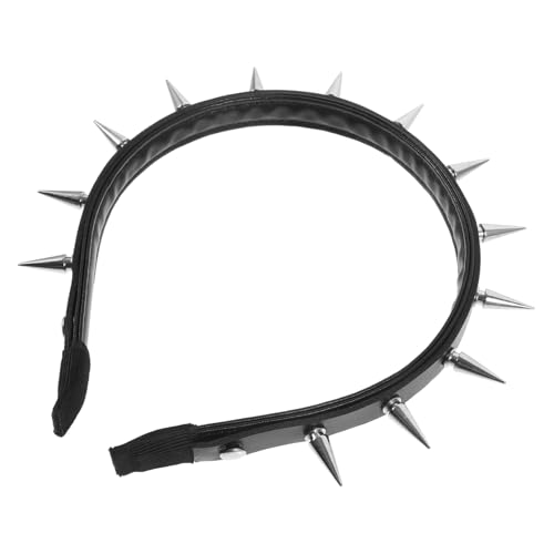 Veemoon Punk Nieten Haarreif Damen Kopfschmuck Festival Halloween Cosplay Headband Stabil Rutschfest Modisches Stirnband für Gothic Partys Veemoon Punk Nieten Haarreif Damen Kopfschmuck Festival Halloween Cosplay Headband Stabil Rutschfest Modisches Stirnband für Gothic Partys von Veemoon