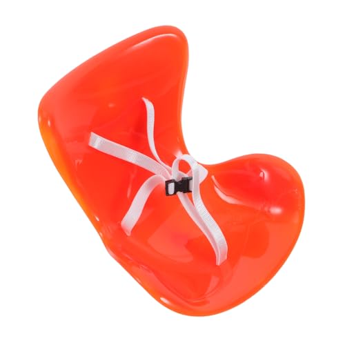 Veemoon Puppensicherheitssitz Kunststoffsitz Zubehör für Puppenhäuser Mini-Stuhl plastische Ornamente Puppenautositz Sitzdekorationen dekoratives Sofa Plastik Orange von Veemoon