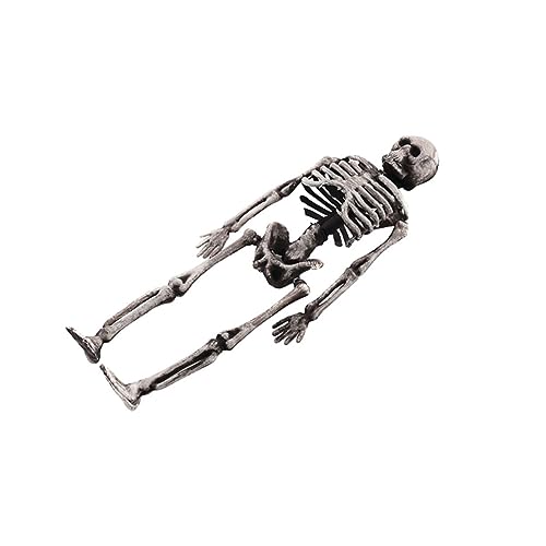 Veemoon Realistisches Ganzkörper-Skelett Mit Beweglichen Gelenken - Perfekte Halloween Dekoration Für Spukhäuser Und Grusel Events Ideal Für Kreative Grusel Requisiten von Veemoon