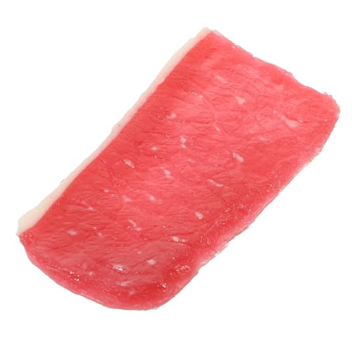 Veemoon Realistisches Schweinefleisch Scheibenmodell Künstlich Detailgetreu als Küchendekoration Fotorequisite und Partygeschenk Lebensechte Nachbildung für Ladengestaltung und Veemoon Realistisches Schweinefleisch Scheibenmodell Künstlich Detailgetreu als Küchendekoration Fotorequisite und Partygeschenk Lebensechte Nachbildung für Ladengestaltung und von Veemoon