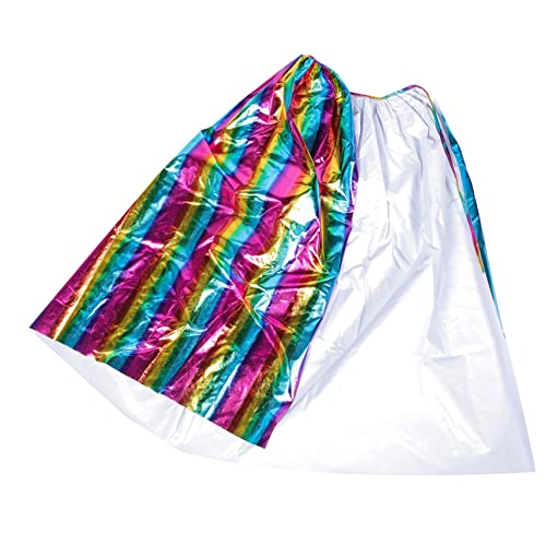 Veemoon Regenbogenumhang Kap Kostüme Halloween klein Kostüm für die Party Karneval-Cosplay Karnevalskostüm Cosplay-Umhang Festival-Cosplay-Kostüm Feier Cosplay Umhang Polyester (Polyester) von Veemoon