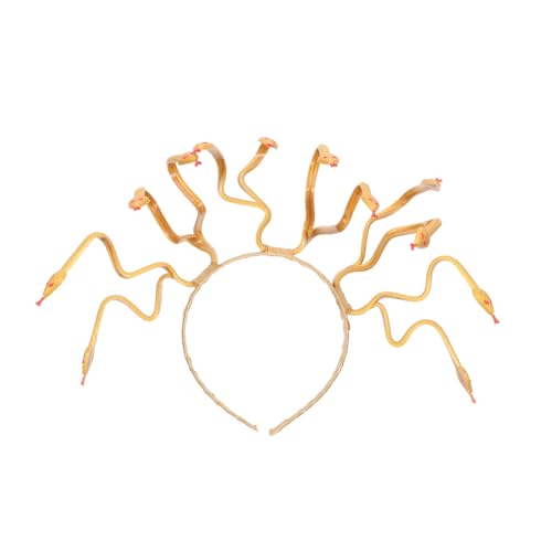 Veemoon Schlangenförmiger Halloween Kopfschmuck für Damen und Mädchen Medusa Stirnband aus Hochwertigem Material Leicht und Langlebig für Kostümpartys und Feiern Veemoon Schlangenförmiger Halloween Kopfschmuck für Damen und Mädchen Medusa Stirnband aus Hochwertigem Material Leicht und Langlebig für Kostümpartys und Feiern von Veemoon