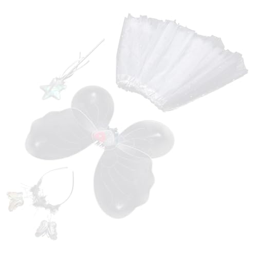 Veemoon Schmetterling Fee Kostüm Set Für – Inkl Kleid - Flügel - Zauberstab Und Stirnband – Ideal Für Halloween Karneval Und Theateraufführungen – Perfektes Für Kleine Veemoon Schmetterling Fee Kostüm Set Für – Inkl Kleid - Flügel - Zauberstab Und Stirnband – Ideal Für Halloween Karneval Und Theateraufführungen – Perfektes Für Kleine von Veemoon