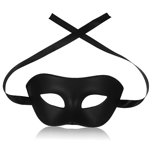 Veemoon Schwarze Maske Maskiert Maske Für Halloween Zombie-maske Halbmaske Maskenmann Masken Kostüm Halloween-auge Tiermaske Augenmaske Aus Filz Halloween-partymasken Maskenstütze Plastik von Veemoon