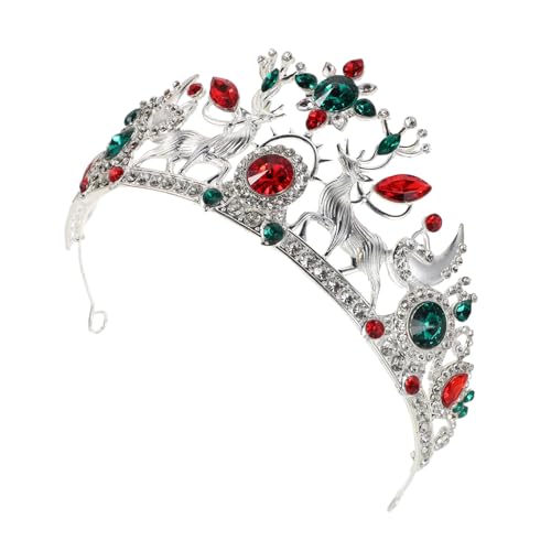 Veemoon Silberne Reh-haarreifen mit Funkelnden Strasssteinen Leichter Weihnachts-haarschmuck für Damen Festliche Hochzeitsparty Geburtstags Halloween-kostüm-accessoire Veemoon Silberne Reh-haarreifen mit Funkelnden Strasssteinen Leichter Weihnachts-haarschmuck für Damen Festliche Hochzeitsparty Geburtstags Halloween-kostüm-accessoire von Veemoon