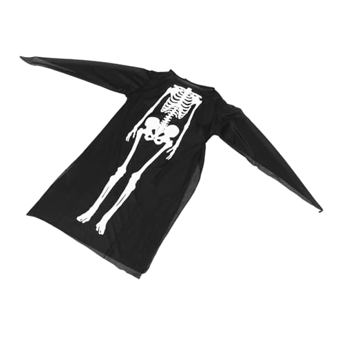 Veemoon Skelett Kostüm Schwarzes Outfit für Halloween Gruseliges Cosplay für Jungen Vielseitig Einsetzbar für Partys Feiern Pflegeleicht Veemoon Skelett Kostüm Schwarzes Outfit für Halloween Gruseliges Cosplay für Jungen Vielseitig Einsetzbar für Partys Feiern Pflegeleicht von Veemoon