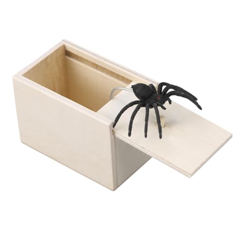 Veemoon Spinnenbox Überraschungsspielzeug – Lustige Für Und - Holz Schreckbox Mit Spinne - Ideal Für Narren Day Und Scherze Perfekt Zum Gruseln Veemoon Spinnenbox Überraschungsspielzeug – Lustige Für Und - Holz Schreckbox Mit Spinne - Ideal Für Narren Day Und Scherze Perfekt Zum Gruseln von Veemoon