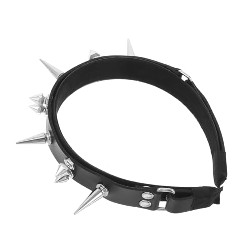 Veemoon Steampunk Gothic Nieten Stirnband Metall Spiked Haarreif für Damen Barock Ball Fashion Show Halloween Punk Rock Accessoire Schwarz Veemoon Steampunk Gothic Nieten Stirnband Metall Spiked Haarreif für Damen Barock Ball Fashion Show Halloween Punk Rock Accessoire Schwarz von Veemoon