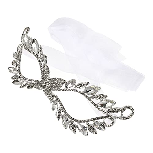 Veemoon Rhinestone Halbmaske Für Halloween Und Kostümpartys Masquerade Mit Funkelndem Design Für Damen Und Für Festliche Anlässe von Veemoon
