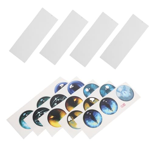 Veemoon Teiliges Fursuit Eye Mesh PVC Mesh Sheets mit Aufklebern für Leichte Maskenherstellung Detailreiche Furry Cosplay Requisiten DIY Bastelbedarf für Tierkostüme und Rollenspiele von Veemoon