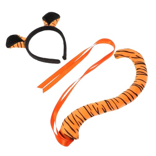 Veemoon Tiger Kostüm mit Flauschigem Tigerohren Haarreif und Weiches Stoffmaterial Bequem für Erwachsene für Halloween Cosplay Kostümparty und Bühnenauftritte Veemoon Tiger Kostüm mit Flauschigem Tigerohren Haarreif und Weiches Stoffmaterial Bequem für Erwachsene für Halloween Cosplay Kostümparty und Bühnenauftritte von Veemoon