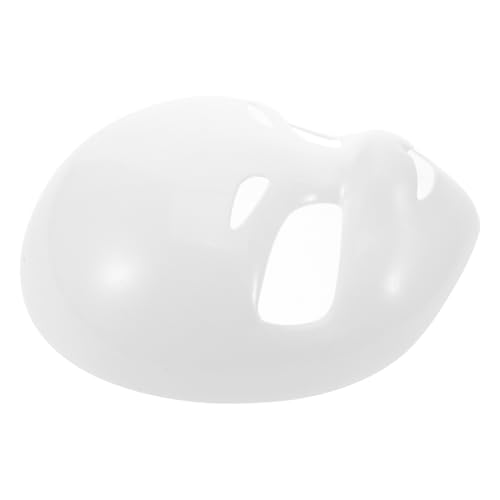 Veemoon Totenkopfmaske Leere Gesichtsmaske Kostüm Maske Halloween-maske Cosplay-maske Halloween-gesichtsmaske Realistische Gesichtsmaske Maskerade-maske Für Frauen Weiß Plastik von Veemoon