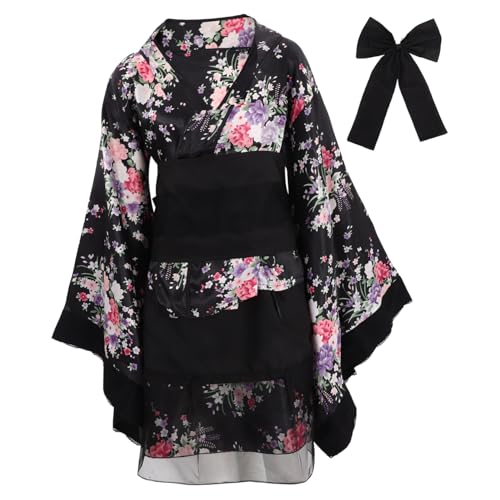 Veemoon Traditioneller Japanischer Kimono Für Damen - Cosplay Kimono Für Anime Mädchen - Elegante Robe Im Japanischen Stil Für Kostümpartys Und Besondere Anlässe Größen Von S Bis XXL Veemoon Traditioneller Japanischer Kimono Für Damen - Cosplay Kimono Für Anime Mädchen - Elegante Robe Im Japanischen Stil Für Kostümpartys Und Besondere Anlässe Größen Von S Bis XXL von Veemoon