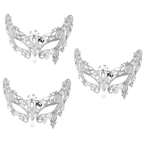 Veemoon Venezianische Masken Für Maskerade Und Kostümpartys – Retro- -Halbgesichtsmaske Für Halloween Und Abschlussball Ideal Für Cosplay Und Festliche Anlässe von Veemoon