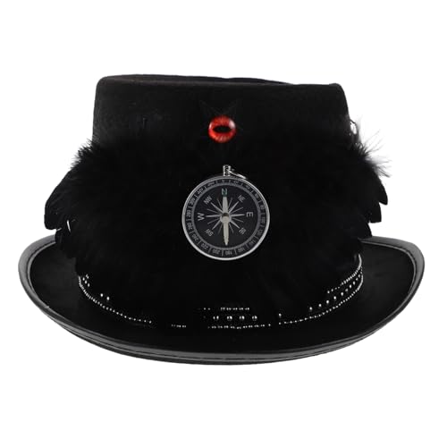 Veemoon Vintage Steampunk mit Flügeln und Federn Einzigartiges Kostümaccessoire für Halloween Cosplay und Mottopartys und Vielseitig Tragbar von Veemoon