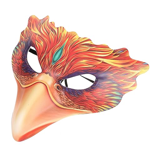 Veemoon Dekorative Halloween Vogelmaske Halbmaske Für Kostümparty Kreative Karnevalsmaskerade Accessoire Für Tiermaskenliebhaber Und Cosplay-fans von Veemoon