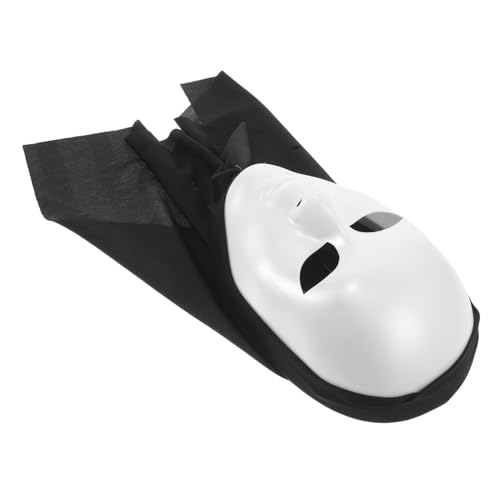 Veemoon Vollgesichtsmaske Gruselige Halloween-maske Party-papiermaske Maskerade-maske Für Frauen Schwarzes Maskenkostüm Maskerade Maske Schwarz Maskerademasken Für Paare Plastik Weiß Veemoon Vollgesichtsmaske Gruselige Halloween-maske Party-papiermaske Maskerade-maske Für Frauen Schwarzes Maskenkostüm Maskerade Maske Schwarz Maskerademasken Für Paare Plastik Weiß von Veemoon