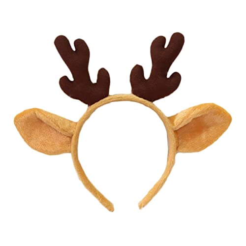 Veemoon Weihnachtlicher Rentier Haarreif mit Realistischem Geweih Klassisches Stirnband für Erwachsene Festlicher Haarschmuck für Weihnachtsfeiern Karneval und Cosplay Veemoon Weihnachtlicher Rentier Haarreif mit Realistischem Geweih Klassisches Stirnband für Erwachsene Festlicher Haarschmuck für Weihnachtsfeiern Karneval und Cosplay von Veemoon