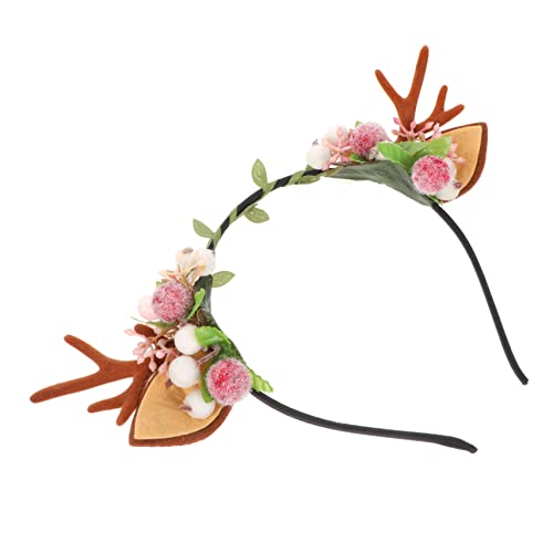 Veemoon Weihnachtliches Haarband mit Rentiergeweih und Beeren Süßer Haarschmuck für Mädchen und Damen Einzigartiges Accessoire für Party Maske und Bühnenauftritt Festliches Stirnband Veemoon Weihnachtliches Haarband mit Rentiergeweih und Beeren Süßer Haarschmuck für Mädchen und Damen Einzigartiges Accessoire für Party Maske und Bühnenauftritt Festliches Stirnband von Veemoon